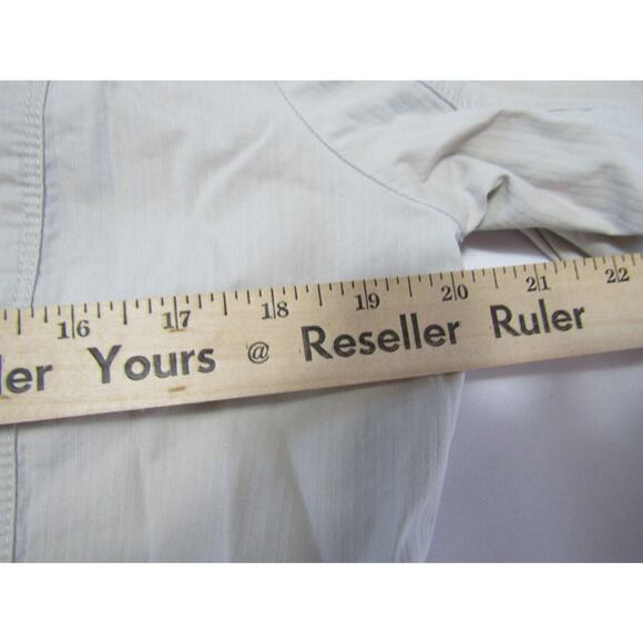 Eddie Bauer Brown Cargo Jacket Women's size L Minimalist Safari Neutral Coastal - Picture 7 of 8